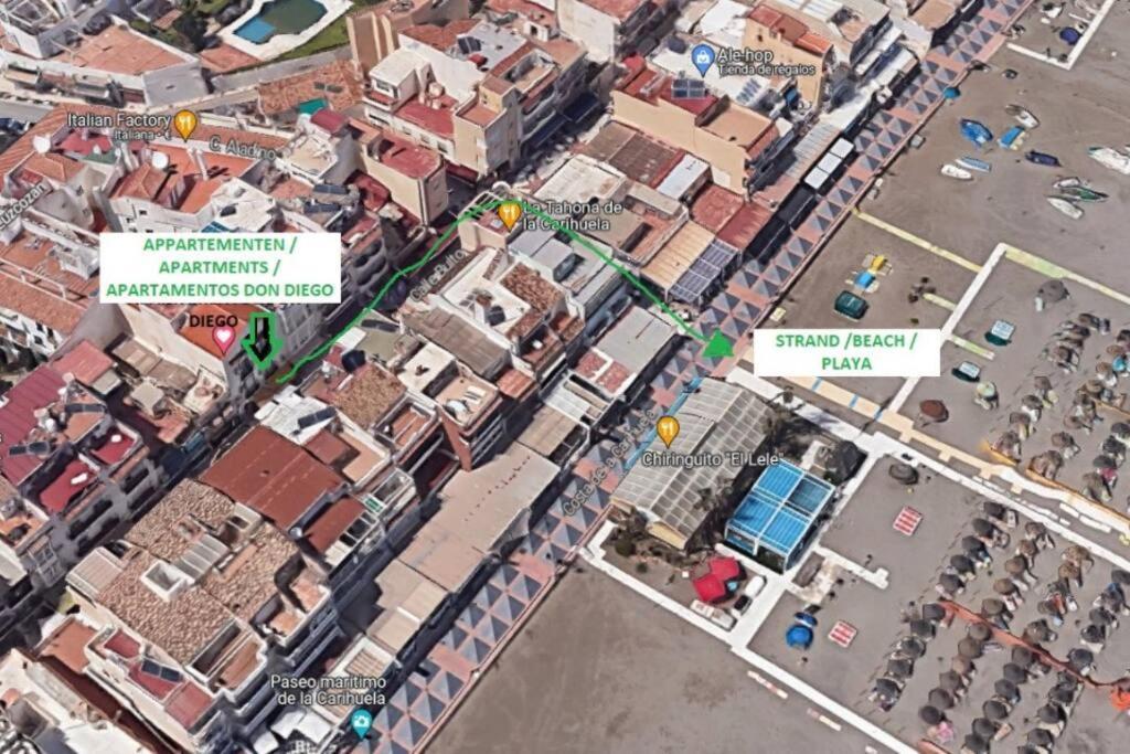 Precioso Estudio Junto Al Mar, Apartamentos Don Diego En La Carihuela Torremolinos Ngoại thất bức ảnh